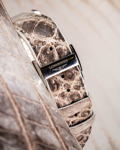 Bespoke Watch Strap in Natural Himalayan Crocodile