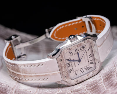 Bespoke Watch Strap in Natural Himalayan Crocodile