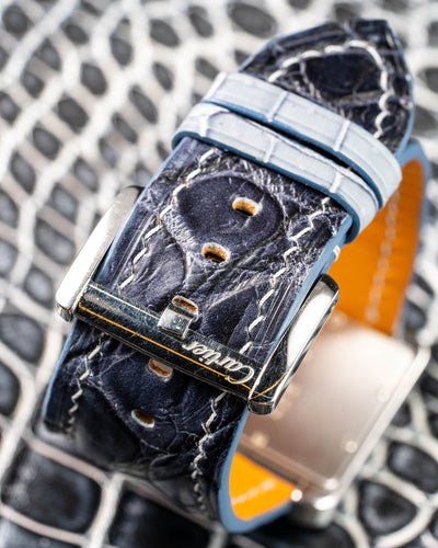 Bespoke Watch Strap in Ombre Dull Crocodile