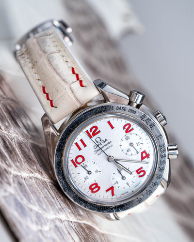 Bespoke Watch Strap in Natural Himalayan Crocodile