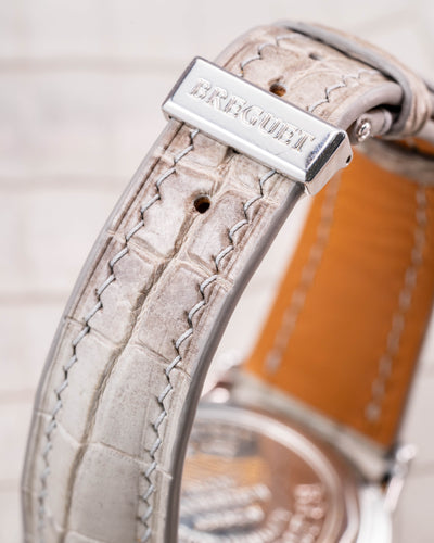 Bespoke Watch Strap in Grey Himalayan Crocodile