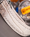 Bespoke Watch Strap in Grey Himalayan Crocodile