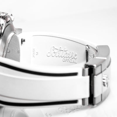 Solitaire Rubber straps in Cookie White for Rolex Daytona Godzilla 116500LN