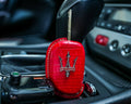 Bespoke Key Fob Cover in Ferrari Red Crocodile