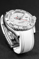 Solitaire Rubber straps in Snowy White for Rolex Yacht-Master 116622