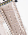 Bespoke Watch Strap in Grey Crocodile