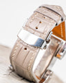 Bespoke Watch Strap in Grey Crocodile