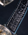 Bespoke Watch Strap in Ombre Dull Crocodile