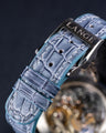 Bespoke Watch Strap in Ombre Dull Crocodile