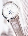 Bespoke Watch Strap In Grey Crocodile