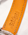 Bespoke Watch Strap In Grey Crocodile