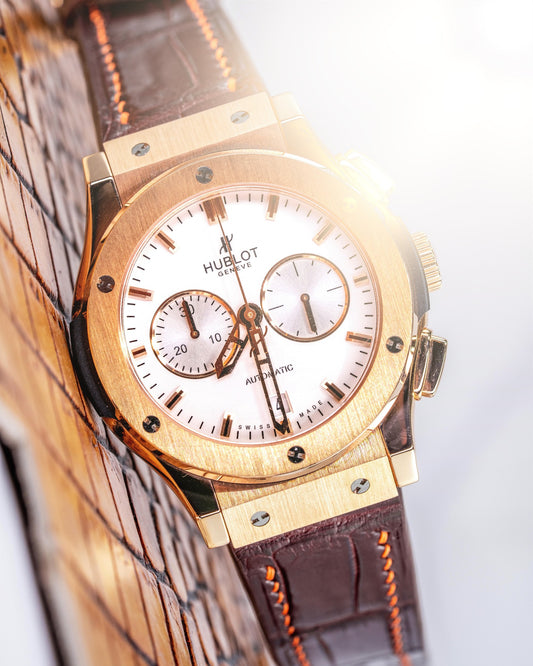 Bespoke Watch Strap in Brown Crocodile