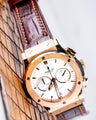 Bespoke Watch Strap in Brown Crocodile
