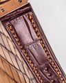 Bespoke Watch Strap in Brown Crocodile