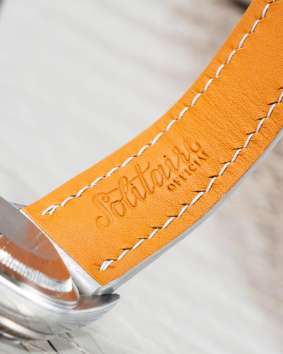 Bespoke Watch Strap in Grey Crocodile