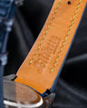 Bespoke Watch Strap in Metallic Black Crocodile