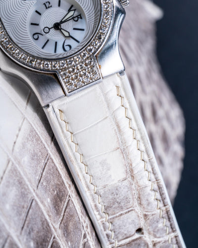 Bespoke Watch Strap in Natural Himalayan Crocodile