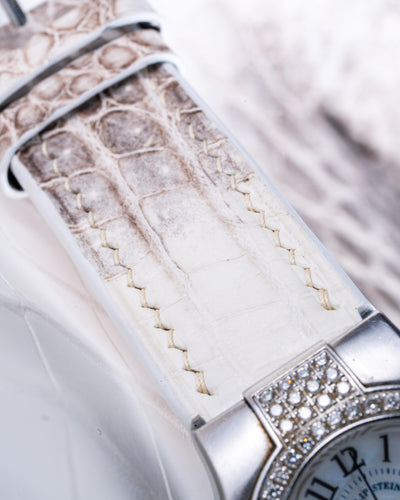 Bespoke Watch Strap in Natural Himalayan Crocodile