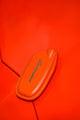 Bespoke Key Fob Cover in Orange Nappa