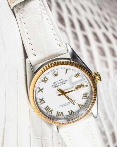 Bespoke Watch Strap in Natural Himalayan Crocodile