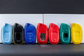 Bespoke Key Fob Covers in Crocodile & Nappa