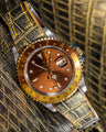 Bespoke Watch Strap in Gold Brushed Alligator