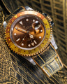 Bespoke Watch Strap in Gold Brushed Alligator