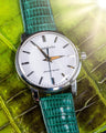 Bespoke Watch Strap in Emerald Green Lizard