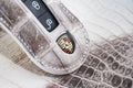 Bespoke Key Fob in Natural Himalayan Crocodile