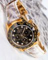 Bespoke Watch Strap in Natural Himalayan Crocodile