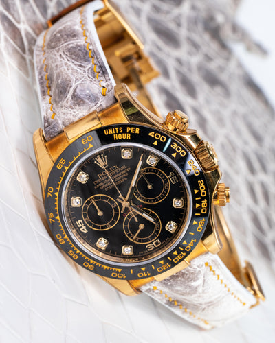 Bespoke Watch Strap in Natural Himalayan Crocodile