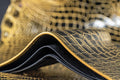 Bespoke Bifold Wallet in Gold Brushed Alligator