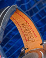 Bespoke Watch Strap in Black Silver Alligator