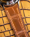 Bespoke Watch Strap in Chestnut Brown Alligator