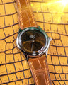 Bespoke Watch Strap in Chestnut Brown Alligator