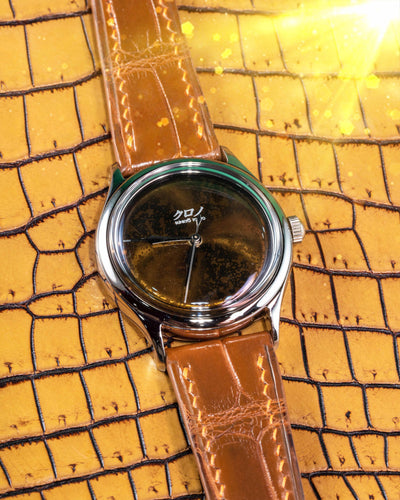 Bespoke Watch Strap in Chestnut Brown Alligator