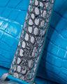Bespoke Watch Strap in Tiffany Blue Alligator