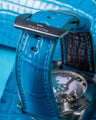 Bespoke Watch Strap in Tiffany Blue Alligator