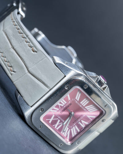 Bespoke Watch Strap in Grey Himalayan Crocodile