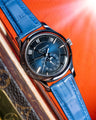 Bespoke Watch Strap in Baby Blue Himalayan Crocodile