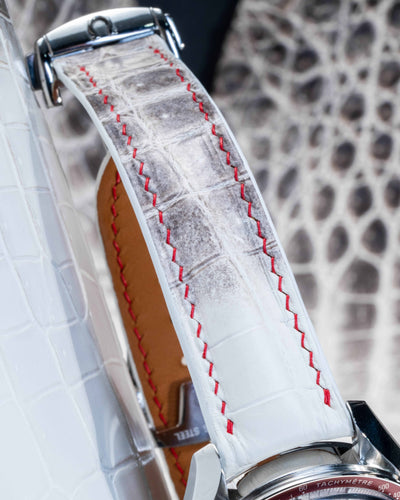 Bespoke Watch Strap in Natural Himalayan Crocodile