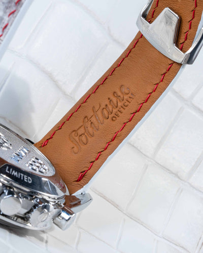 Bespoke Watch Strap in Natural Himalayan Crocodile