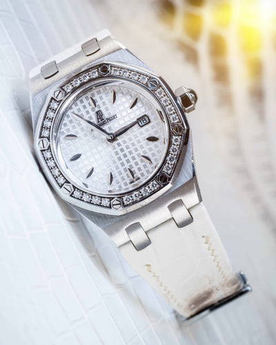 Bespoke Watch Strap in Natural Himalayan Crocodile