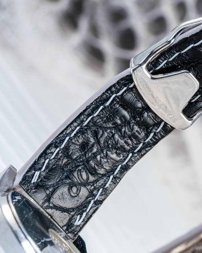 Bespoke Watch Strap in Natural Himalayan Crocodile