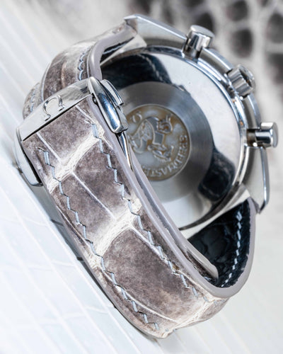 Bespoke Watch Strap in Natural Himalayan Crocodile