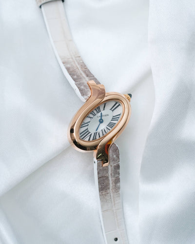 Bespoke Watch Strap in Natural Himalayan Crocodile