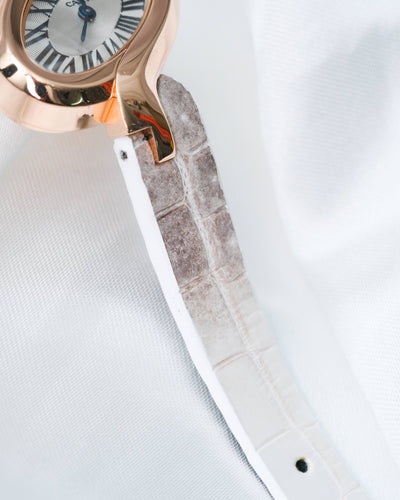 Bespoke Watch Strap in Natural Himalayan Crocodile