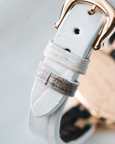 Bespoke Watch Strap in Natural Himalayan Crocodile