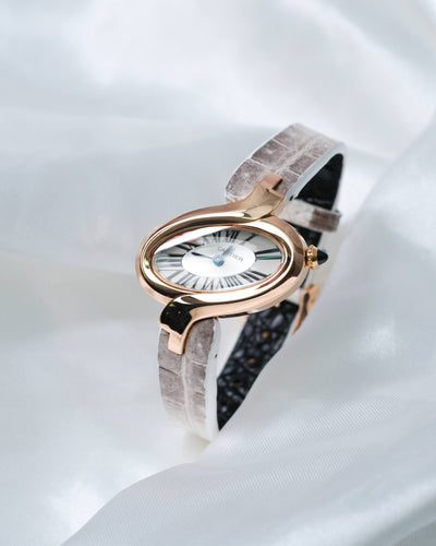 Bespoke Watch Strap in Natural Himalayan Crocodile
