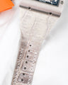 Bespoke Watch Strap in Natural Himalayan Crocodile